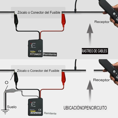 Rastreador Cables y Comprobador Circuito
