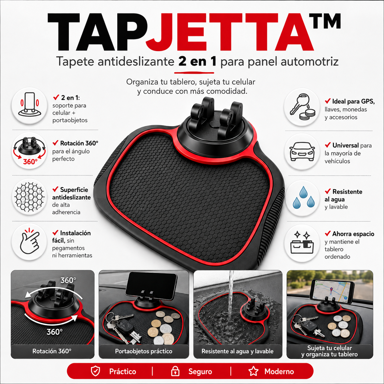 SOPORTE ANTIDESLIZ PARA CARRO