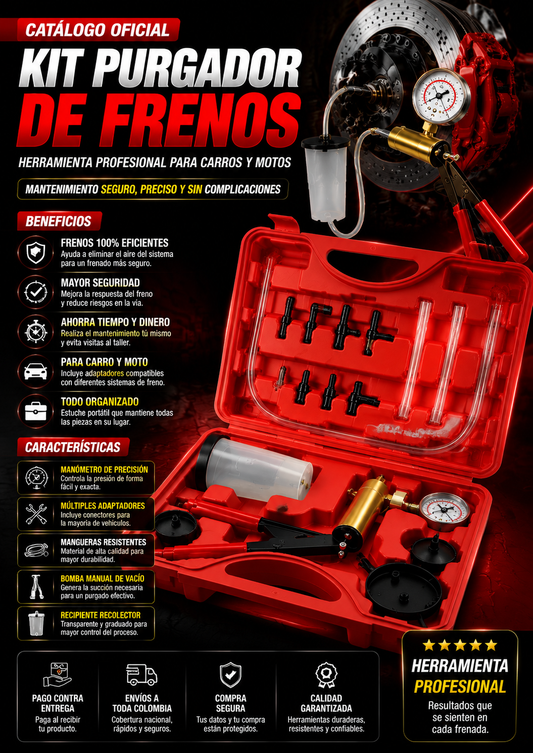 KIT PURGADOR DE FRENOS